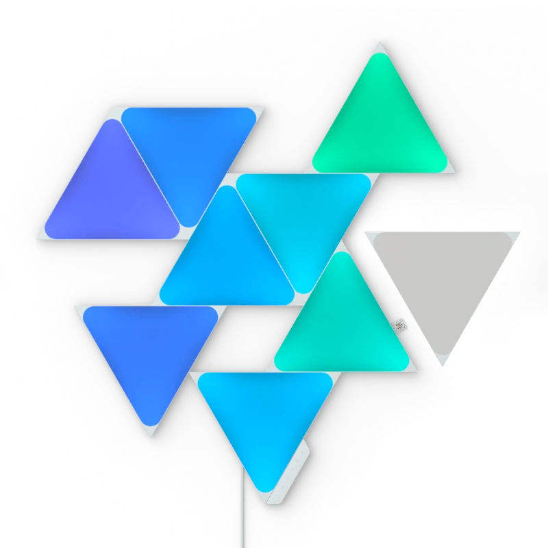 Nanoleaf Shapes | Triangles | SMK | White | 9 Pack
